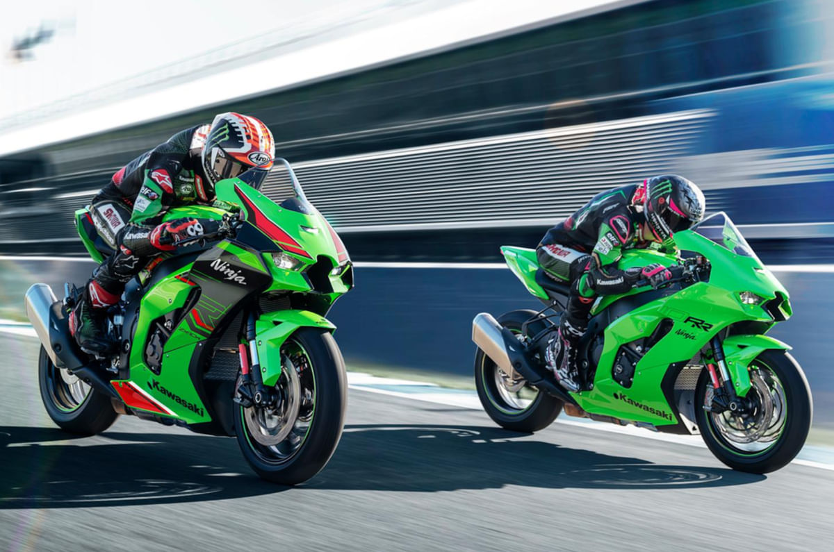 Kawasaki has also tweaked the ergonomics on the new ZX-10R to result in a more committed riding position
